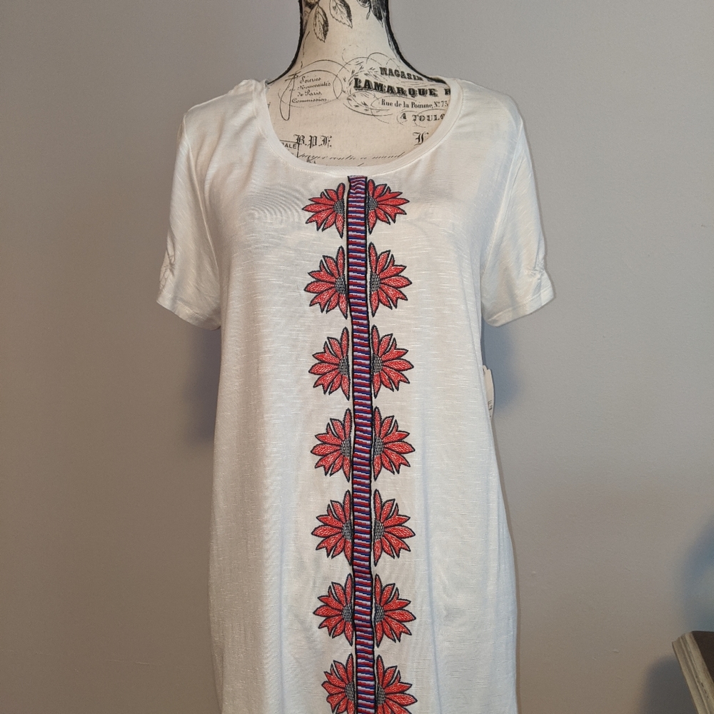 Soft Embroidered Tee